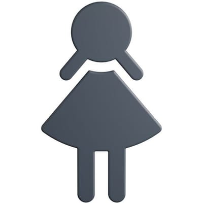 HEWI Series 477/801 Symbol Woman 801.91B020 92
