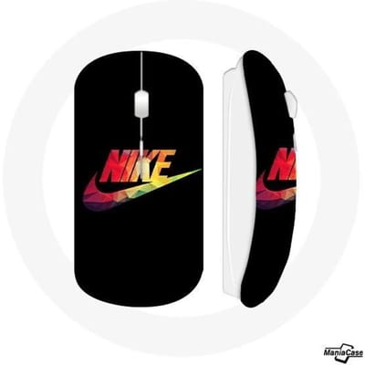 Souris sans fil - MANIACASE - Nike - Couleur noire - Compatible Mac et PC - USB wifi