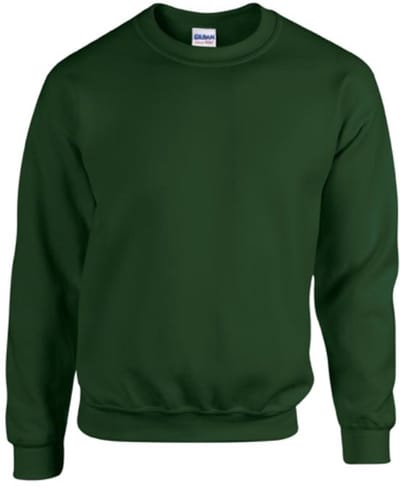 Gildan - Heavy Blend Unisex Sweater - Forest Green maat 3XL