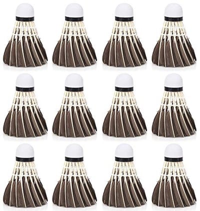 12 Professionele Badminton Shuttlecock Set - Herbruikbare Veerballen voor Beginners en Training