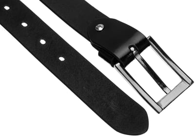 M LEDEREN RIEM WAS PLW-R-1 105 ZWART