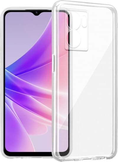 Cadorabo Hoesje geschikt voor Oppo A57 5G / A77 5G / Realme V23 in VOLLEDIG TRANSPARANT - Beschermhoes gemaakt van flexibel TPU Silicone Case Cover
