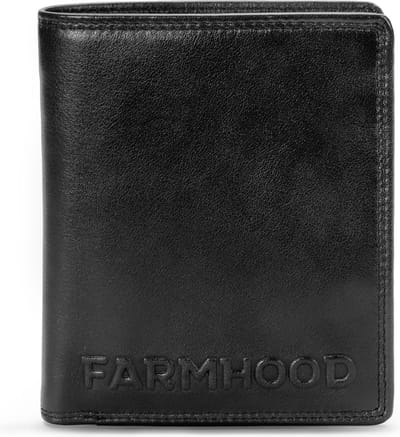 Farmhood Portemonnee Memphis Wallet Black Zwart