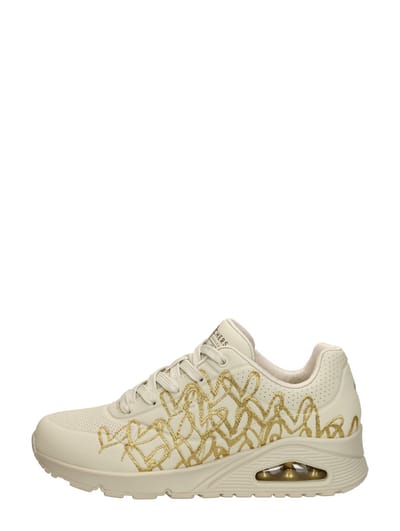 Damestrainers Skechers JGoldcrown Uno-Golden Heart