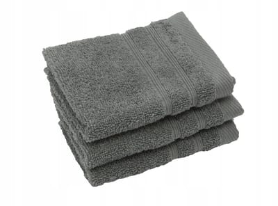 Luxe Antraciet Handdoek BALOU 30x30cm 500g/m² - Zacht & Absorberend