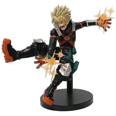Nieuwe Banpresto My Hero Academia Anime Bakugou Katsuki MAXIMATIC Originele Anime Figuur Actiefiguren Model Figurine Collectie black
