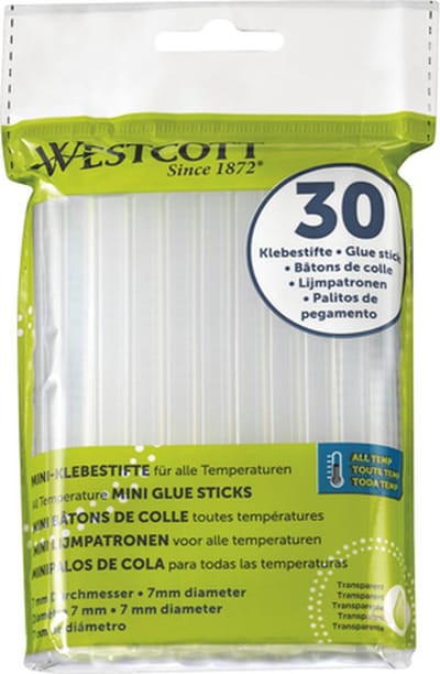 Westcott lijmpatronen - zak met 30 stuks - AC-E16837