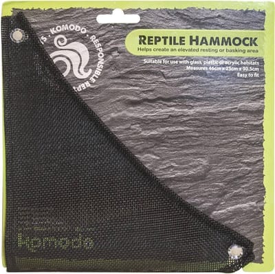 Reptiel Hangmat KOMODO - Nylon 46x23x30cm - Terrarium Accessoire, Zacht en Gemakkelijk te Plaatsen