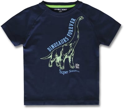 Lemon Beret t-shirt jongens - blauw - 153393 - maat 116