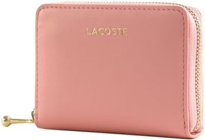 LACOSTE portemonnee Zip Coin Wallet Peony roze