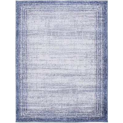 Vintage tapijt Catalina blauw 60x100 cm