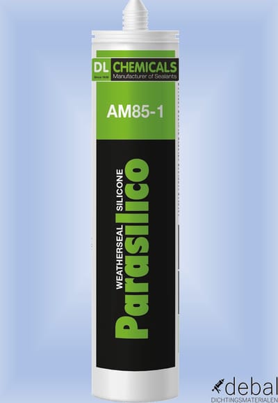 Parasilico AM 85-1 neutrale siliconenkit zwart 300ml kit voegkit