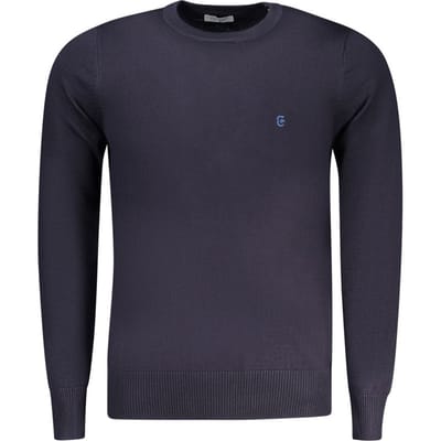 Coveri Moving Blu Viscose Man T-shirt