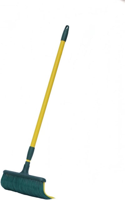 Krabbezem Telescoopsteel 35cm - Robuuste Straatbezem voor Tuin en Terras