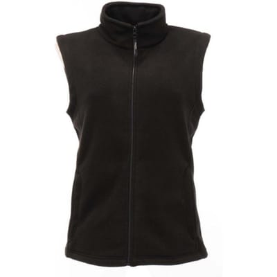 Regatta Vrouwen/dames Micro Fleece Bodywarmer / Gilet (Zwart)