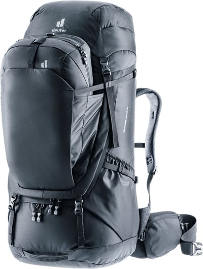 deuter Toeristische rugzak Rugzak Voyager 60 plus 10 SL Black Zwart