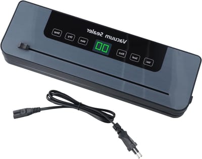 Professionele Vacumeermachine met 10 Zakjes en Ingebouwd Snijdapparaat voor Voedselbewaring