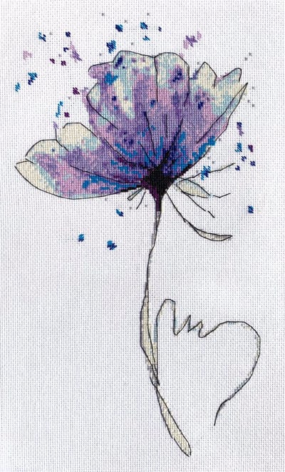 Borduurpakket ABRIS ART - Azure Blue - Azuurblauw
