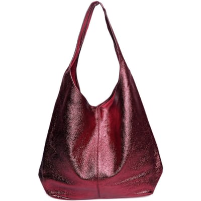 Luisa Vannini Rood Rundleer Tas