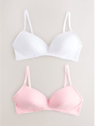 Next - Meisjes - Set van 2 sportbeha's - Wit