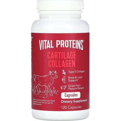 Protéines vitales, collagène cartilagineux, 120 gélules