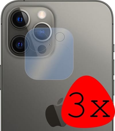 Camera Lens Protector - 3 Stuks Geschikt voor Apple iPhone 13 Pro - Camera Screenprotector Beschermglas - Gehard Glas - Tempered Glass - Screen Protector