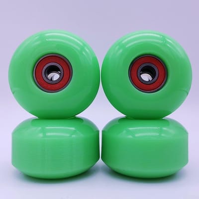 Longboard Wielen - Skateboard Wielen - Soepel Cruisen - Polyurethaan Materiaal - 52x32 mm - Groen