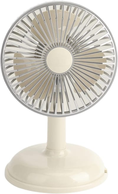 VHV - Bureauventilator - USB tafelventilator - USB oplaadbaar 23.5*14cm- 2 snelheidsstanden - stil - voor bureau, kantoor, slaapkamer, keuken