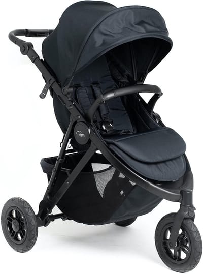 Lichtgewicht 3-wiel Kinderwagen Inclusief Regenhoes en Boodschappenmand - Compact & Wendbaar