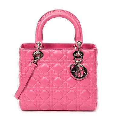 Medium Lady Dior Zip  Schoudertas