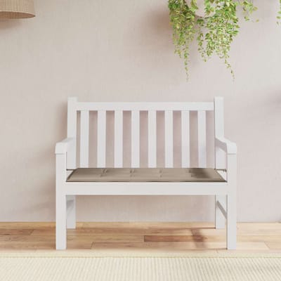 vidaXL - Tuinbankkussen - 100x50x3 - cm - oxford - stof - taupe