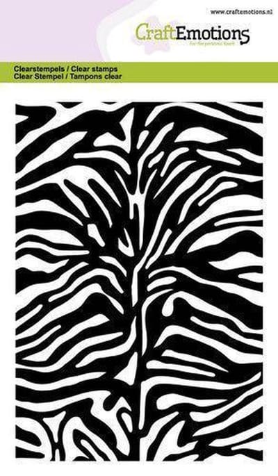 Clearstamps A6 - tijger-zebra print