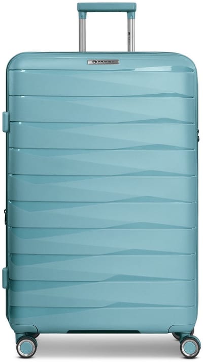 Franky London 4 wielen Trolley L 74 cm met uitbreidingsplooi - Harde bagage - Combinatieslot - mint green