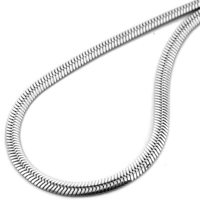 Ketting - Schakel 5 mm - RVS - Lengte 40-45 cm - Zilverkleurig