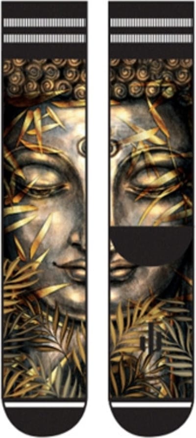 Sock My Feet Buddha - Grappige sokken heren - Maat 43-46-Buddha sokken- - Funny Socks - Vrolijke sokken - Leuke sokken - Fashion statement - Gekke sokken - kerst cadeaus - Socks First.
