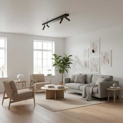 LUSENZ Plafondlamp Taviro bronzo - G9-fitting - Minimalistisch design - IP20 voor binnen