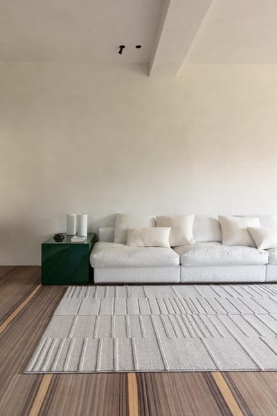 OSTA – Flux – Tapijt – vloerkleed –  wol – grijs – 160x230