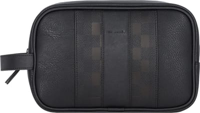 Ted Baker Toilettas Waydee House Check Washbag Black Zwart