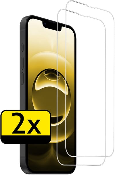 Screenprotector - Geschikt voor Apple iPhone 16e - 2 Stuks - Volledige Dekking - Beschermglas - Gehard Glas - Tempered Glass - Screen Protector