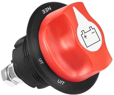 EXCITAT Controller - Batterijschakelaar - Vermogensregelaar - Verwijderbaar - Voor auto's, boten, vrachtwagens, motoren - 100A