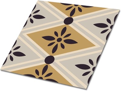 Tulup PVC Tegels - Bloemenpatroon Vinyl Tegels - 30 cm x 30 cm - Veelkleurig Zelfklevende Vinyl Tegels - 9 stuks - Modern Plaktegels - Vinyl Wandtegels - Plaktegels keuken en Badkamer