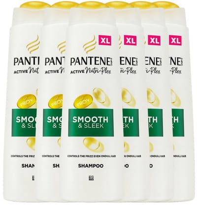 Pantene Shampoo XL - Smooth & Sleek - Voordeelverpakking 6 x 500 ml
