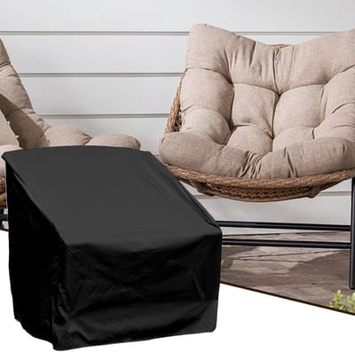 QTTVBTNA -Waterdichte Stoelhoezen 80×85×92 cm – Beschermhoes voor Tuin- & Loungestoelen met Hoge Rug – Duurzame Afdekhoes tegen Regen, Zon & Stof, Voor Buitenmeubels