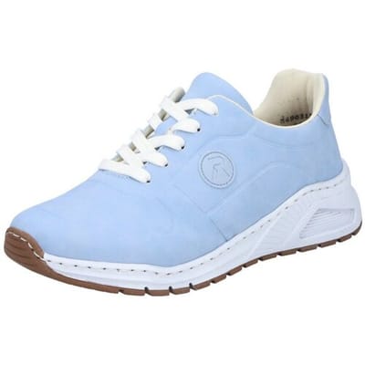 Rieker damesschoenen lage schoenen M4903-12 blauw extra breed
