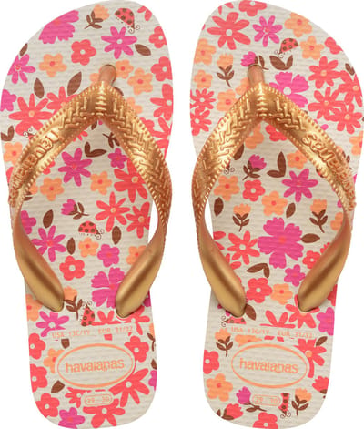 Havaianas HAV. KIDS FLORES BEIGE/Goud Meisjes Slippers - beige/Goud