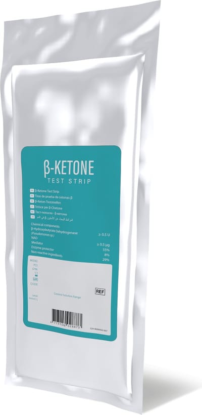 Xper Ketonenstrips - Voor Procheck Witty en Procheck Smart Ketonenmeters - 10 strips per verpakking - Geschikt voor iPhone en Android