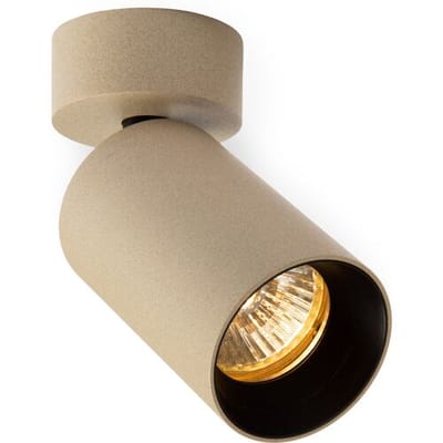 KS Verlichting - plafondlamp - Mila - ronde spot - GU10 - dimbare lamp - opbouwspot - aluminium - champagne