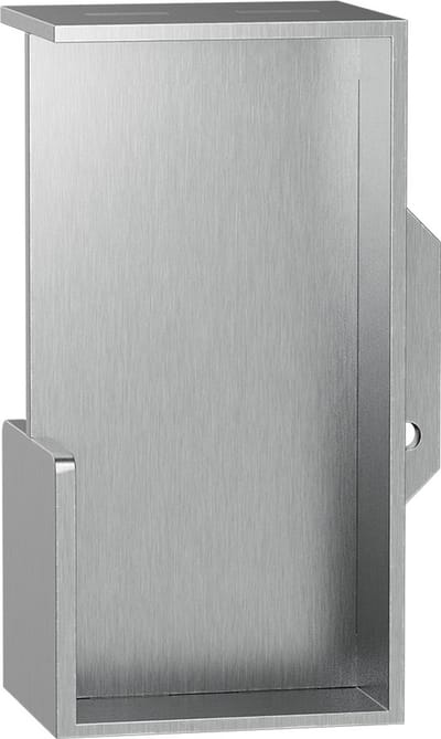 Schuifdeurkom - RVS geborsteld - RVS - GPF - inbouw RVS geborsteld G-greep rechthoekig 100x50x40mm