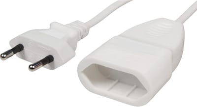 Verlengkabel 10 meter | Eurostekker en Eurokoppeling Type C voor PC, Monitor en Lampen