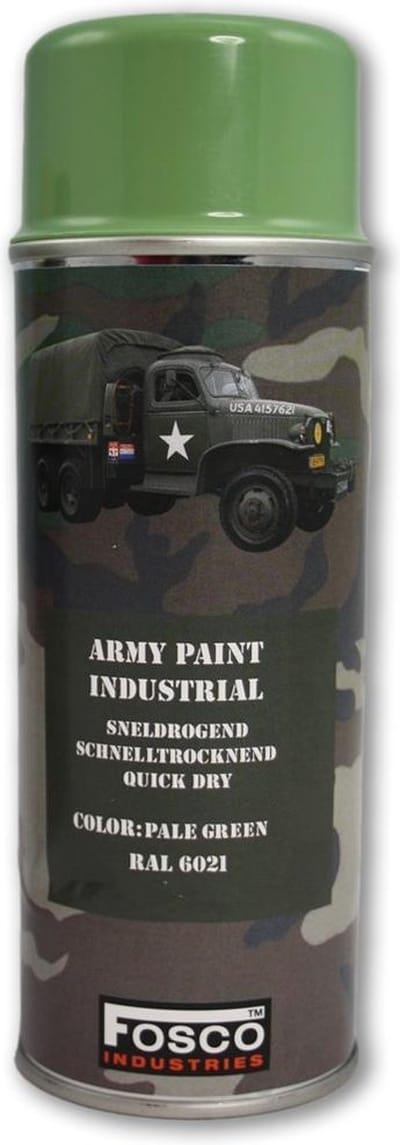 Fosco spuitbus legerverf 400ml Pale green